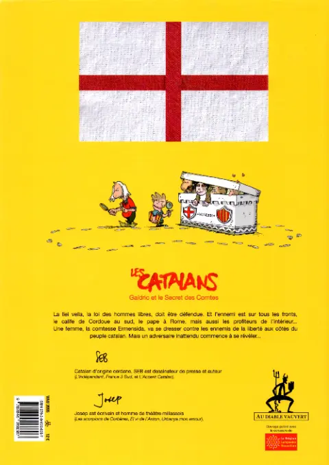 Verso de l'album Les Catalans Tome 2 Galdric et le secret des comtes