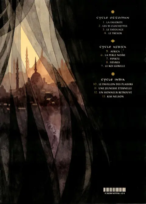 Verso de l'album Djinn 2 Les 30 clochettes
