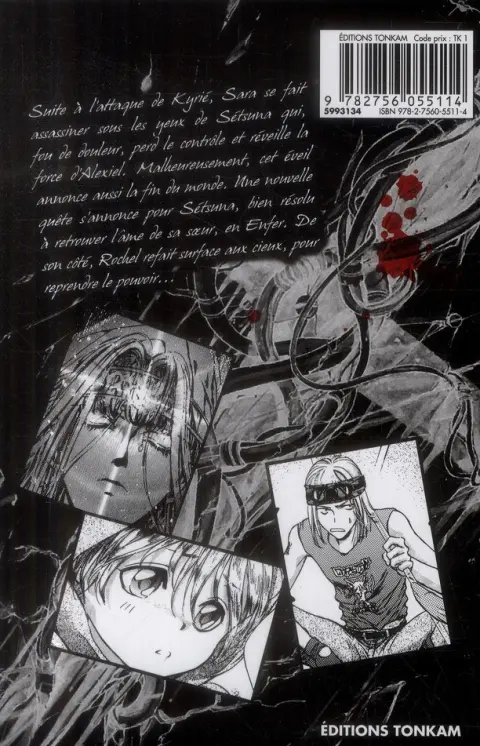 Verso de l'album Angel Sanctuary 4