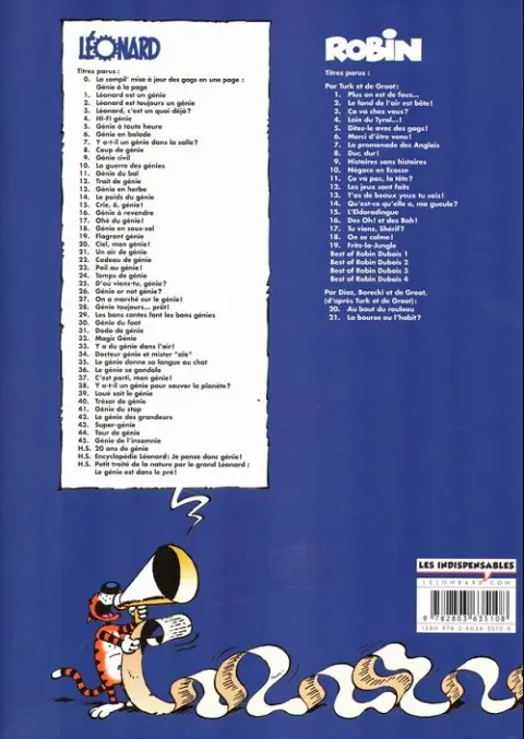 Verso de l'album Léonard Tome 28 Génie toujours... prêt !