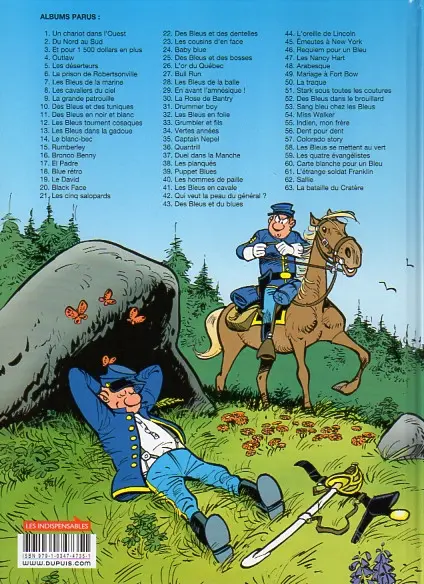 Verso de l'album Les Tuniques Bleues Tome 30 La rose de Bantry