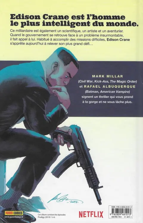 Verso de l'album Prodigy. 1 La Terre maléfique