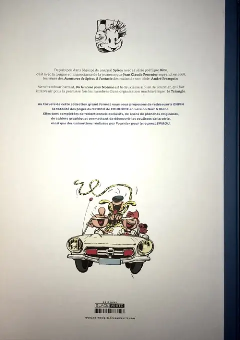 Verso de l'album Spirou et Fantasio Tome 21 Du glucose pour Noémie