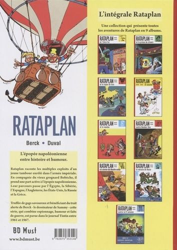 Verso de l'album Rataplan Tome 1 Rataplan et l'ibis d'or