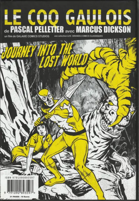 Verso de l'album Le Coq Gaulois 3 Journey into the lost word