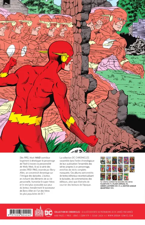 Verso de l'album The Flash Chronicles 1 1992