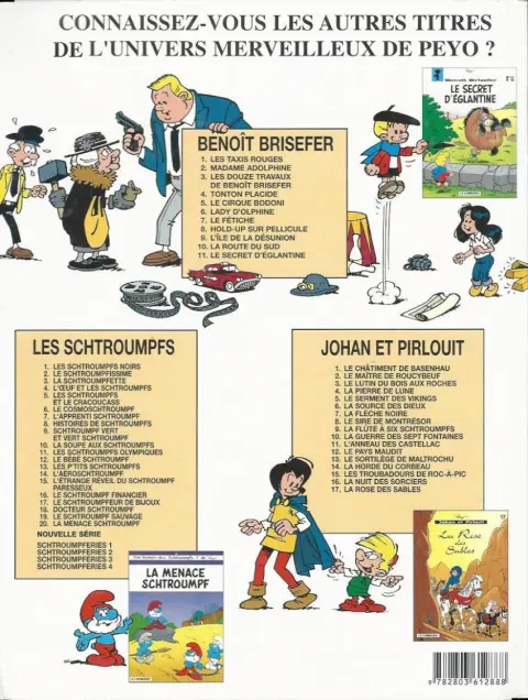 Verso de l'album Benoît Brisefer Tome 1 Les taxis rouges
