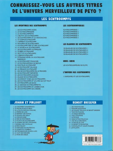 Verso de l'album Benoît Brisefer Tome 1 Les taxis rouges