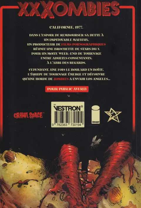 Verso de l'album XXXombies