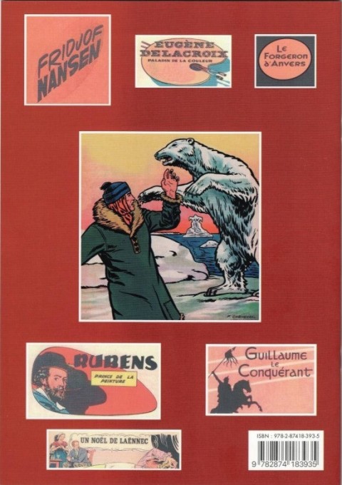 Verso de l'album Les grands récits illustrés par Tonton Fernand Tome 01 Fridjo Nansen