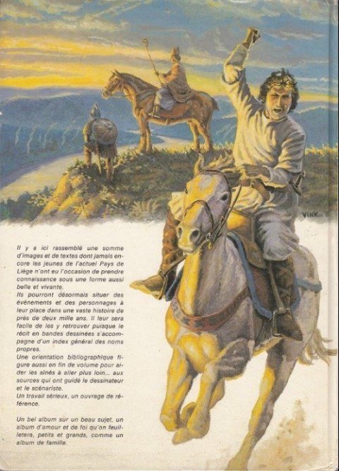 Verso de l'album Pays de Liège : Vie d'une église