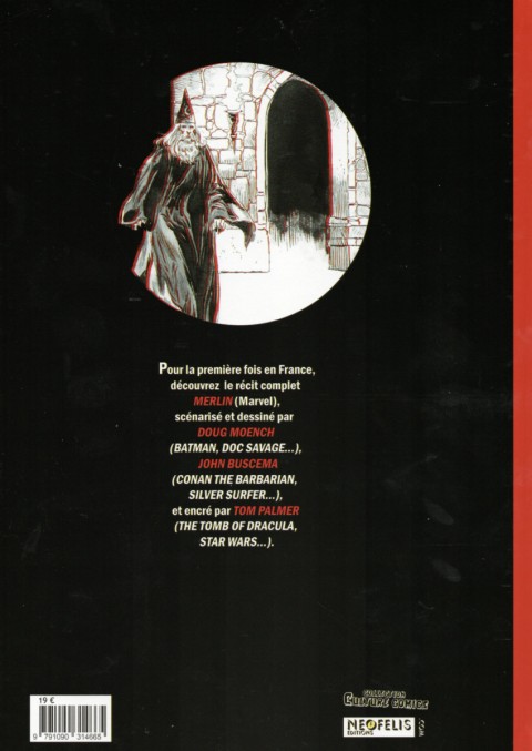 Verso de l'album Merlin