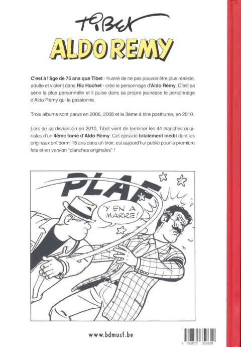 Verso de l'album Aldo Rémy Tome 4 Baby Boum