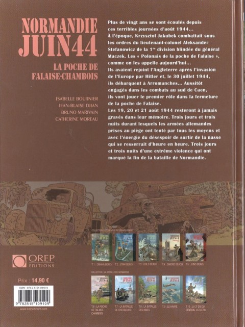 Verso de l'album Normandie juin 44 Tome 6 La poche de Falaise-Chambois