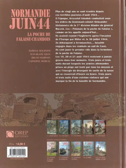 Verso de l'album Normandie juin 44 Tome 6 La poche de Falaise-Chambois
