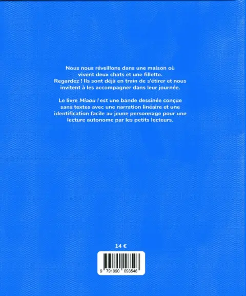 Verso de l'album Miaou !