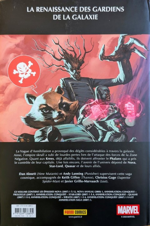 Verso de l'album Annihilation Conquest
