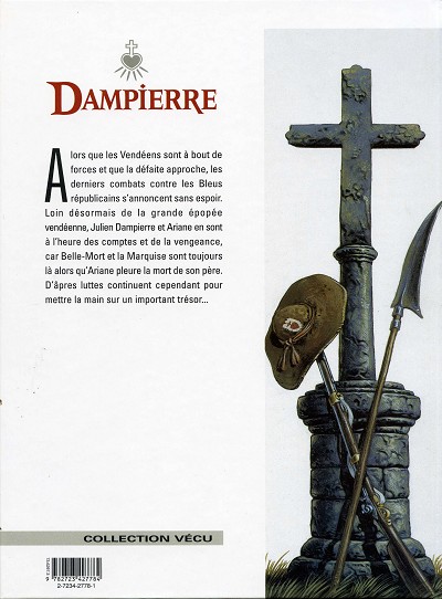 Verso de l'album Dampierre Tome 8 Le trésor de la Guyonnière