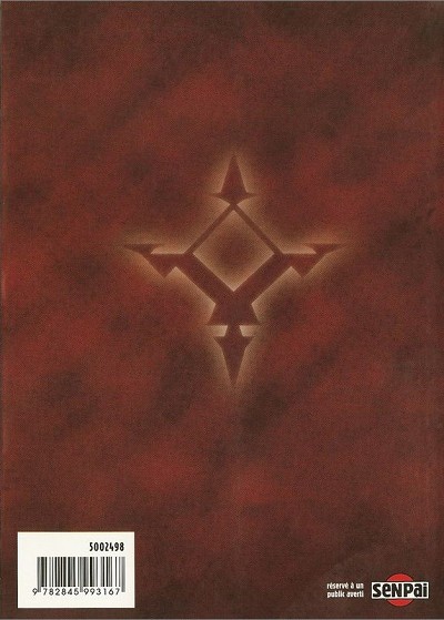 Verso de l'album Dark Crimson - Vampire master 3 Unforgiven