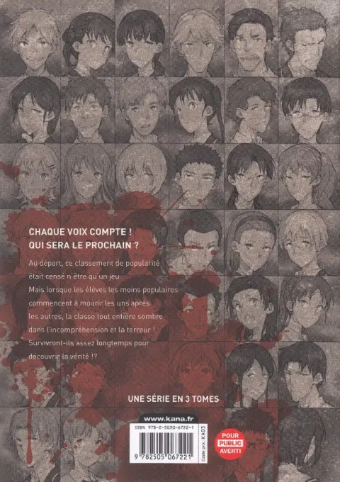 Verso de l'album Death's Choice Tome 1