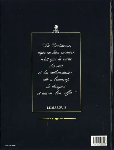 Verso de l'album François Villon Une vie dissolue