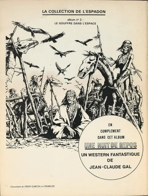 Verso de l'album Garth Tome 2 Le gouffre dans l'espace