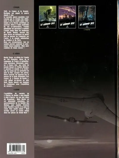 Verso de l'album Le Grand jeu Tome 2 Les dieux noirs