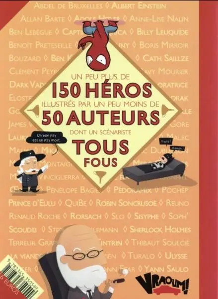 Verso de l'album Héros sur Canapé Tome 1