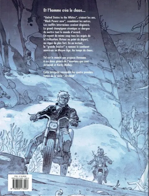 Verso de l'album Jeremiah L'Intégrale Volume 8
