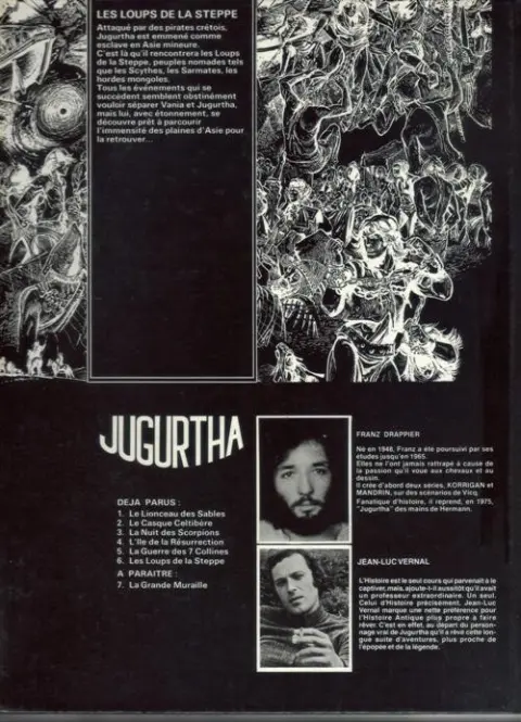 Verso de l'album Jugurtha Tome 6 Les loups de la steppe