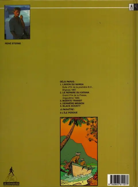 Verso de l'album Adler Tome 5 Black Bounty