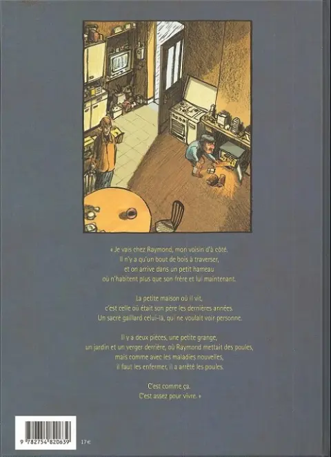 Verso de l'album Mon voisin Raymond