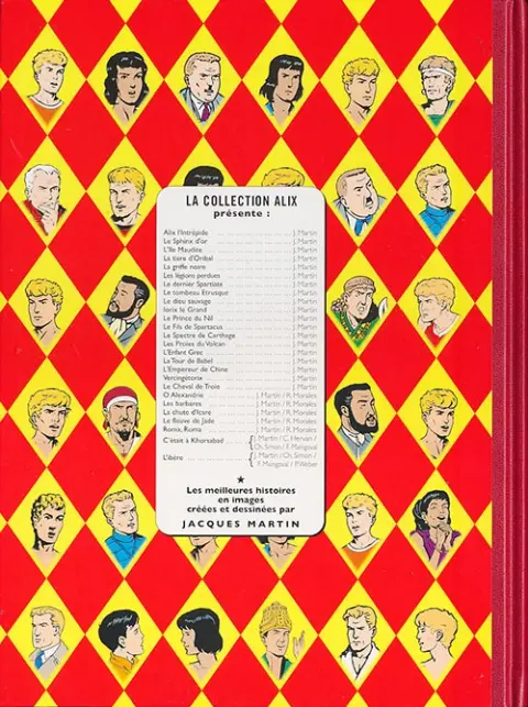 Verso de l'album Alix Tome 4 La tiare d'Oribal