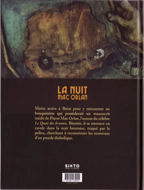 Verso de l'album La Nuit Mac Orlan
