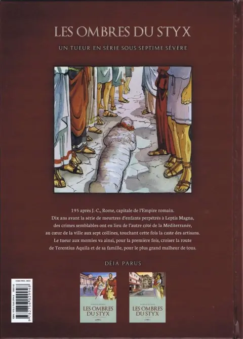 Verso de l'album Les Ombres du Styx Tome 2 Vox Populi