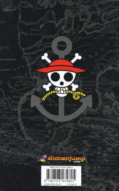 Verso de l'album One Piece Tome 3 Piété filiale