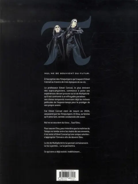 Verso de l'album Paradoxes Tome 1 L'homme infini