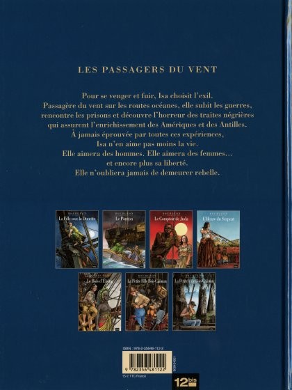 Verso de l'album Les Passagers du vent Tome 7 La Petite Fille Bois-Caïman - Livre 2