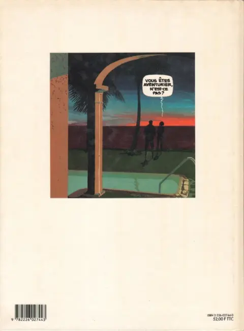 Verso de l'album Les Enquêtes de Pat Archer