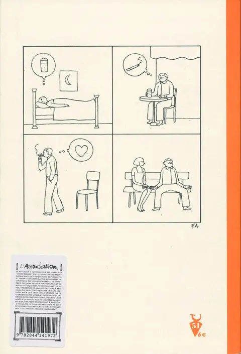 Verso de l'album Les Penseurs