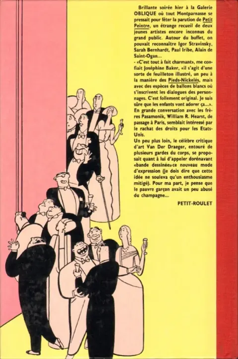 Verso de l'album Petit peintre