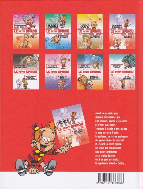 Verso de l'album Le Petit Spirou Tome 4 Demande à ton père ! / T'as qu'à te retenir !