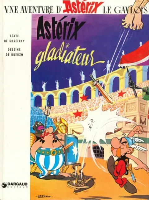 Couverture de l'album Astérix Tome 4 Astérix gladiateur