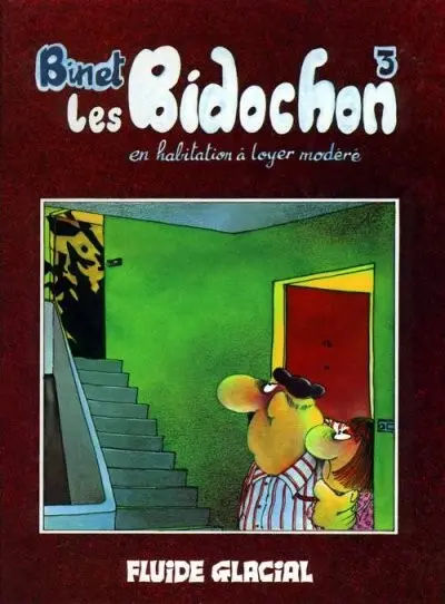 Couverture de l'album Les Bidochon Tome 3 Les Bidochon en habitation à loyer modéré