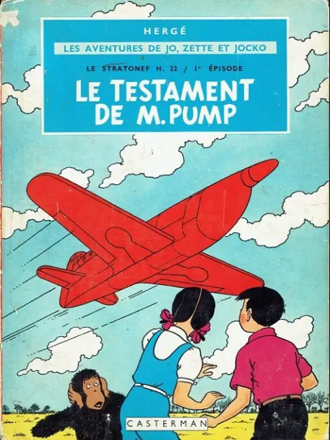 Couverture de l'album Les Aventures de Jo, Zette et Jocko Tome 1 Le testament de M. Pump