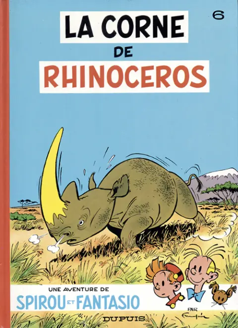Couverture de l'album Spirou et Fantasio Tome 6 La corne de rhinocéros