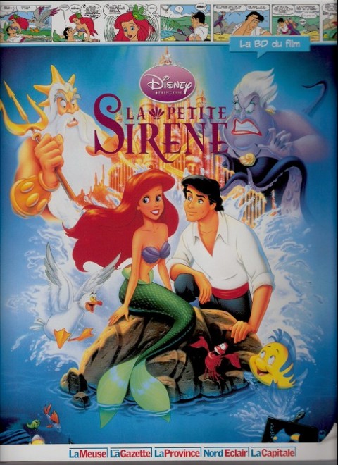 Couverture de l'album Disney (La BD du film) Tome 21 La petite sirène