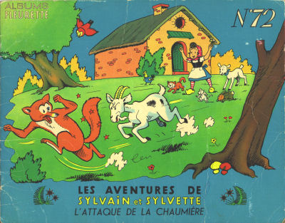 Couverture de l'album Sylvain et Sylvette Tome 72 L'attaque de la chaumière