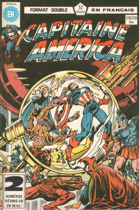 Couverture de l'album Capitaine America Tome 128 La guerre qui metra fin à toutes le guerres !