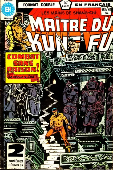 Les Mains de Shang-Chi, maître du Kung-Fu N° 90/91 A City Asea